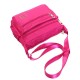 Large Multilayer Zipper Pockets Light Shoulder Bags Nylon Waterproof Crossbody Messenger Bags