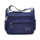 Large Multilayer Zipper Pockets Light Shoulder Bags Nylon Waterproof Crossbody Messenger Bags