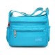 Large Multilayer Zipper Pockets Light Shoulder Bags Nylon Waterproof Crossbody Messenger Bags