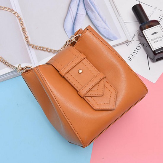 Small Shoulder Bag Crossbody Purse Fashion Chain Bucket bag for Women