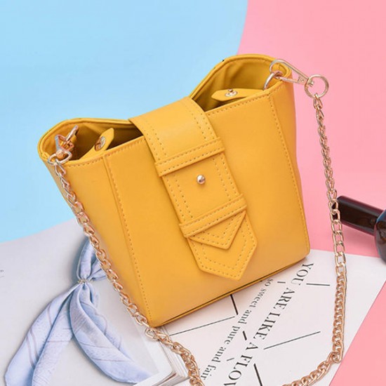 Small Shoulder Bag Crossbody Purse Fashion Chain Bucket bag for Women