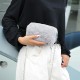 Women Plush Stylish Cylinder Shoulder Bag Crossbody Bag Phone Bag Chain Bag