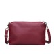 2 PCS Women Soft Faux Leather Large Capacity Tote Bag Solid Casual Crossbody Bag Handbag