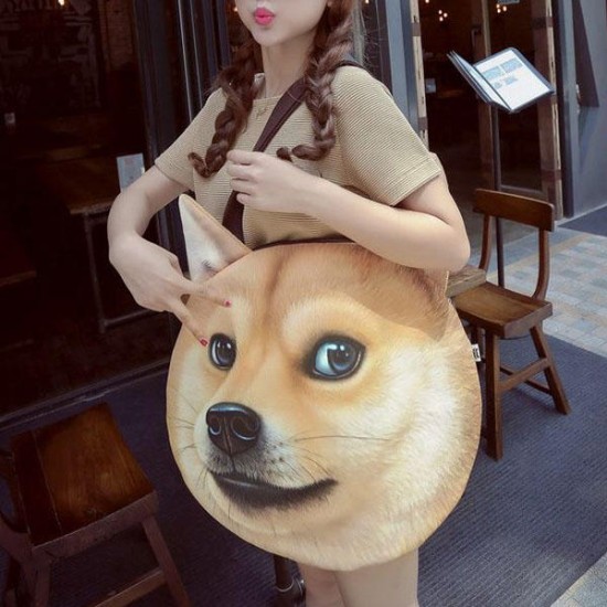 3D Animal Handbag Shoulder Bag Fashion Cute Funny Shopping Bag
