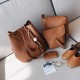 4 Pieces Women Litchi Pattern Pu Leather Casual Crossbody Bag