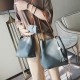 4 Pieces Women Litchi Pattern Pu Leather Casual Crossbody Bag