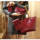 4PCS PU Leather Stylish Handbag Phone Bag Wallet Card Holder