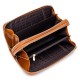 24 Card Slots Quality Genuine Leather Oil Leather Double Layer Card Slots Wallet For Men Women