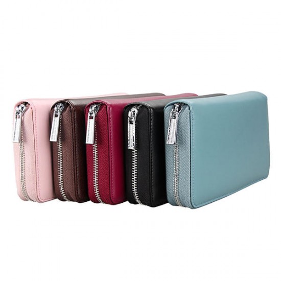 36 Card Slots RFID Blocking Secure Wallet Card Holder Travel Passport Holder for Women