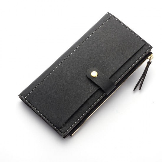 Baellerry Women Multi Slot Elegant Long Wallet Card Holder Purse Phone Bag Fits 5.5 inch Cellphone