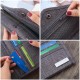 Men Women Phone Zipper Pocket 6 Slots Oxford Brief Fashion Wallet