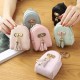 Women Faux Leather Cute Change Wallet Card Holder Coin Purse