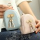 Women Faux Leather Cute Change Wallet Card Holder Coin Purse