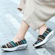 Casual Flat Shoes Canvas For Women Sport Ourddor Rocker Sole Shoes