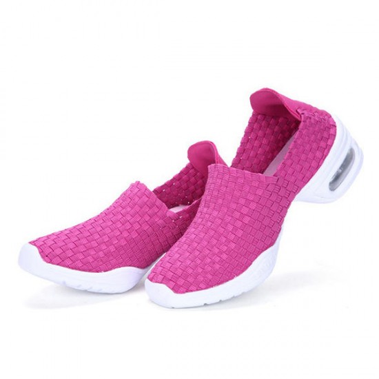 Handmade Knitting Breathable Casual Outdoor Shoes For Women