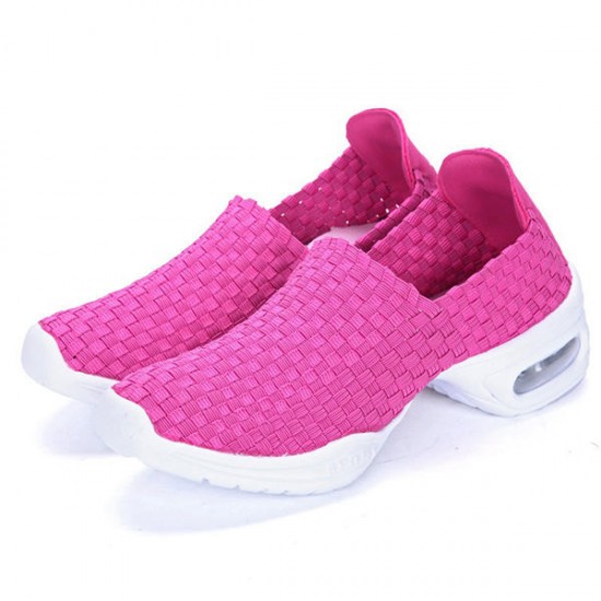 Handmade Knitting Breathable Casual Outdoor Shoes For Women