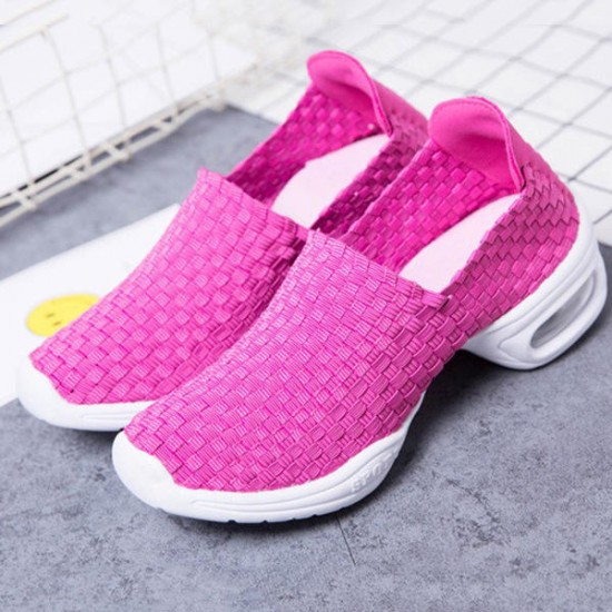 Handmade Knitting Breathable Casual Outdoor Shoes For Women