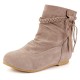 Big Size Women Casual Tassels Ankle Boots Increased Within Suede Boots