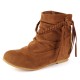 Big Size Women Casual Tassels Ankle Boots Increased Within Suede Boots