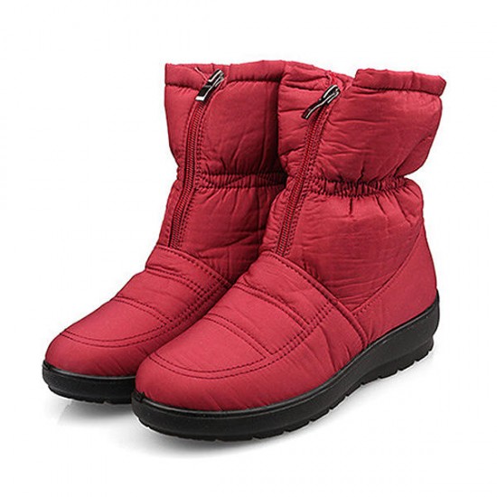 Big Size Women Winter Keep Warm Snow Waterproof Boots Cotton Boots Plush Warm Boots