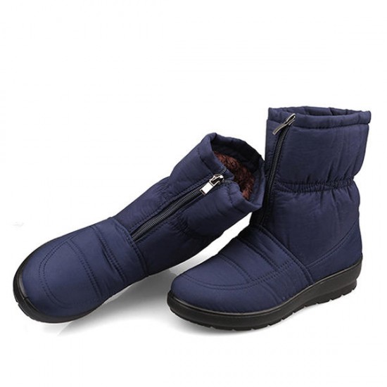 Big Size Women Winter Keep Warm Snow Waterproof Boots Cotton Boots Plush Warm Boots