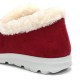 Snow Boots Women Winter Fur Lining Keep Warm Cotton Outdoor Flat Shoes