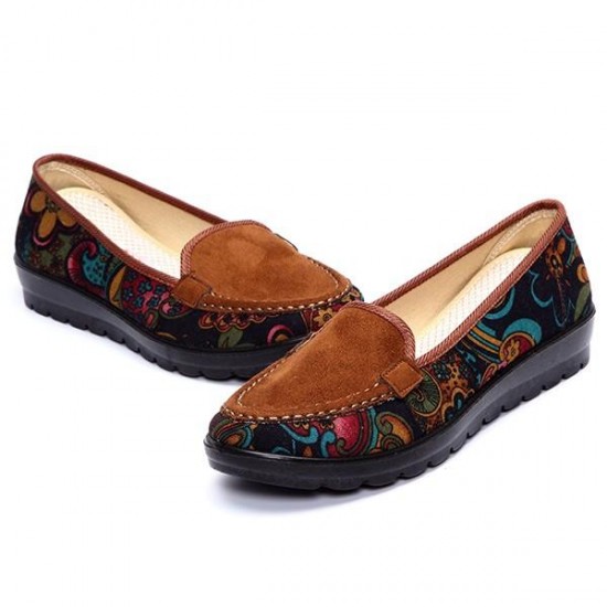 Big Size Women Casual Flat Loafers Slip-on Breathable Shoes Soft Sole Shoes Big Size Women Casual Flat Loafers Slip-on Breathable Shoes Soft Sole Shoes