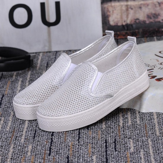 Casual Breathable Leisure Shoes Platform Loafers