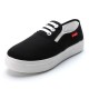 Casual Breathable Rubber Canvas Sneakers Running Slip-on Flats Shoes