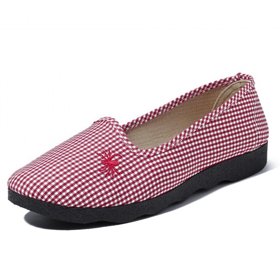 Casual Comfortable Breathable Slip On Flats Women Shoes