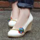 Casual Comfortable Slip On Wedge Heel Flats Shoes