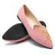 New Fashion Women Soft Comfortable Casual Ballet Slip On Flat Butterfly Loafers Flats Shoes