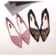 New Fashion Women Soft Comfortable Casual Ballet Slip On Flat Butterfly Loafers Flats Shoes