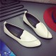 Pointed Toe Casual Slip On Flat Loafers For Women