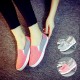 Women Korean Style Low Top Casual Heart-shaped Canvas Shoes Sneakers