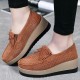 Hollow Out High Heel Casual Comfy Platforms Women Shoes