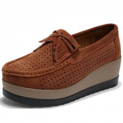 Hollow Out High Heel Casual Comfy Platforms Women Shoes