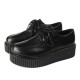 Women Ladies Casual Lace Up High Platform Flat Goth Punk Creeper Shoes