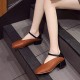 Women Casual Band Strappy Square Heel Pumps