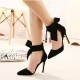 Women Fashion High Heel Suede Artificial Slip On Pointed Toe Thin Heel Pumps Shoes