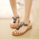 Bohemia Rome Style Beaded Jewelry Lady Sandals Soft Outsole Shoes