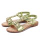 Bohemian Flowers T Strap Casual Comfortable Sandals