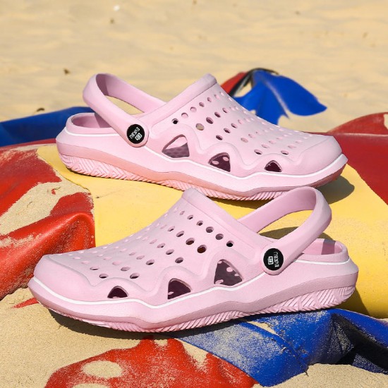 Hole Beach Sandals Women Slippers Lightweight Soft Shoes