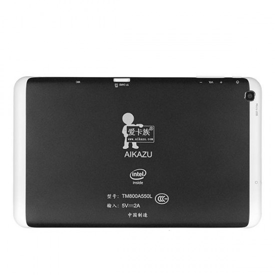 AIKAZU Intel Atom Z3735G Quad Core 1.33GHz 1G RAM 16G ROM 8 Inch Android 5.0 Tablet PC Black