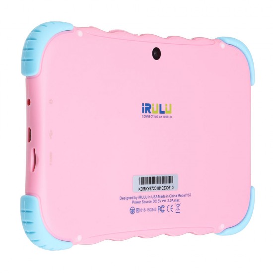 Original Box IRULU Y57 16GB RK3126C Quad Core ARM Cortex A7 Android 7.1 7 Inch Kid Tablet