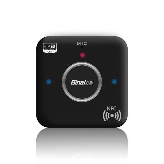 Binai G7 Plus HiFi Stereo Dual Audio Output Bluetooth 4.2 + EDR Receiver Supports NFC Function