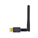 600Mbps 5G/2.4Ghz Dual Band Wireless USB Adapter WiFi Network Card LAN Dongle With Two Antennas