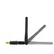 600Mbps 5G/2.4Ghz Dual Band Wireless USB Adapter WiFi Network Card LAN Dongle With Two Antennas