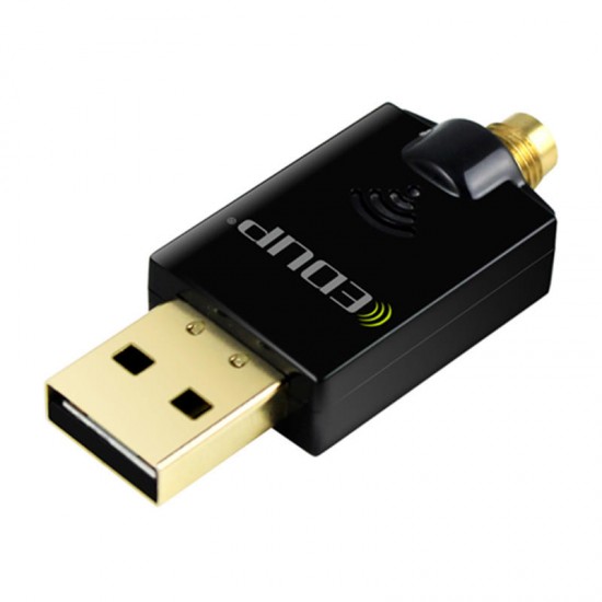 EDUP EP-DB1607 Dual Band 2.4G/5.8GHz 600Mbps 2dbi Antenna USB Wireless Network Card Wifi Receiver