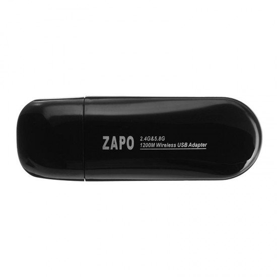 ZAPO W97S 2-In-1 2.4G 5.8G 1200Mbps Wireless Wifi Network Adapter + Bluetooth4.1 Adapter